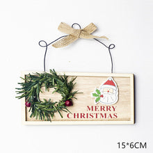 Cargar imagen en el visor de la galería, Natural Xmas Elk Wood Craft