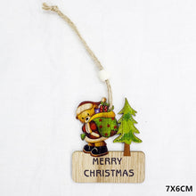 Cargar imagen en el visor de la galería, Natural Xmas Elk Wood Craft