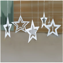 Cargar imagen en el visor de la galería, 7pcs/lot Twinkle Star Paper Pendant Garland Ornaments