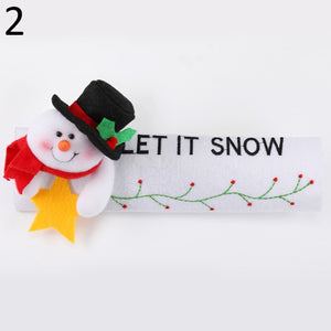 Christmas Fridge Handle Covers