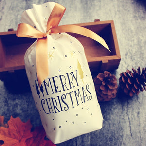 Christmas Drawstring Gift Bags