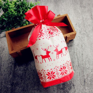 Christmas Drawstring Gift Bags