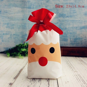 Christmas Drawstring Gift Bags