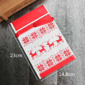 Christmas Drawstring Gift Bags